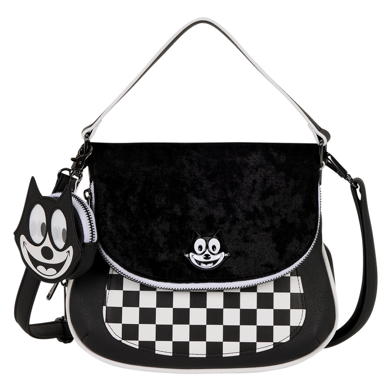 Loungefly Universal Felix the Cat Crossbody Bag with Lenticular Coin Bag