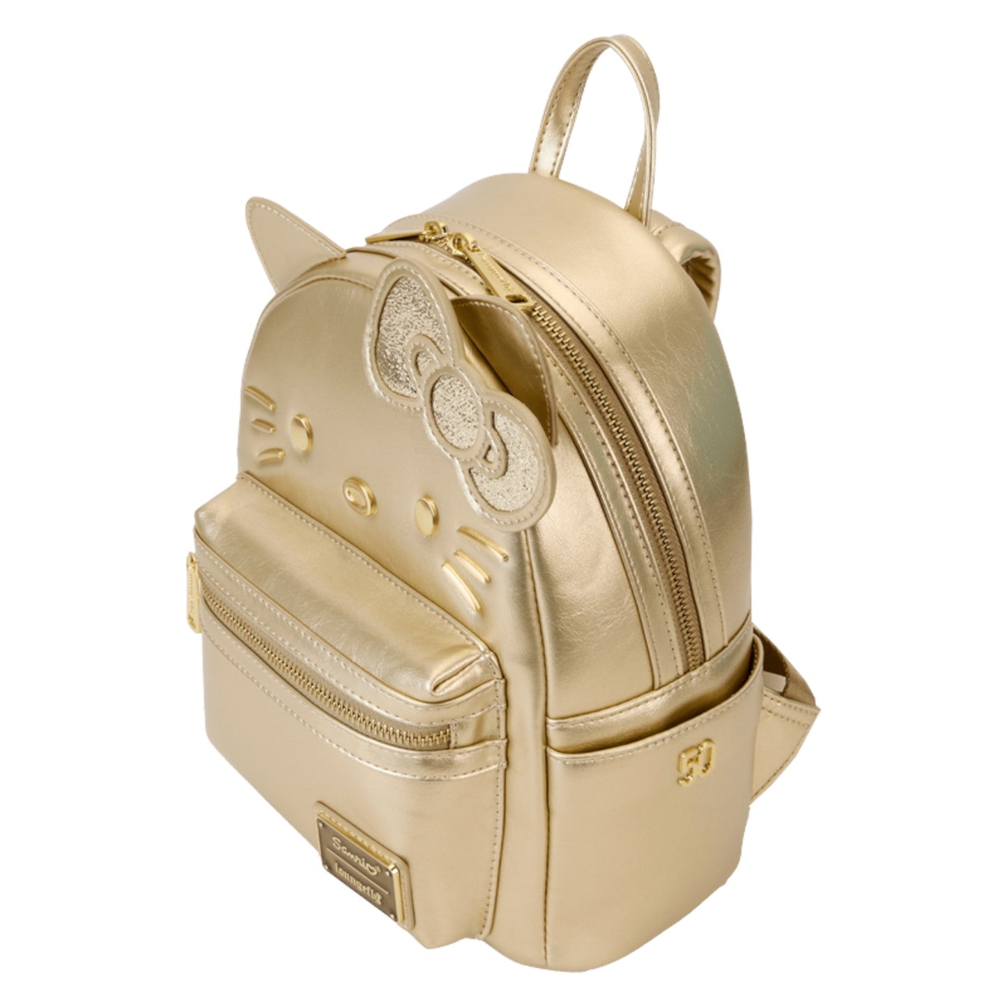 Loungefly Limited Edition Sanrio Hello Kitty 50th Anniversary Gold Mini Backpack