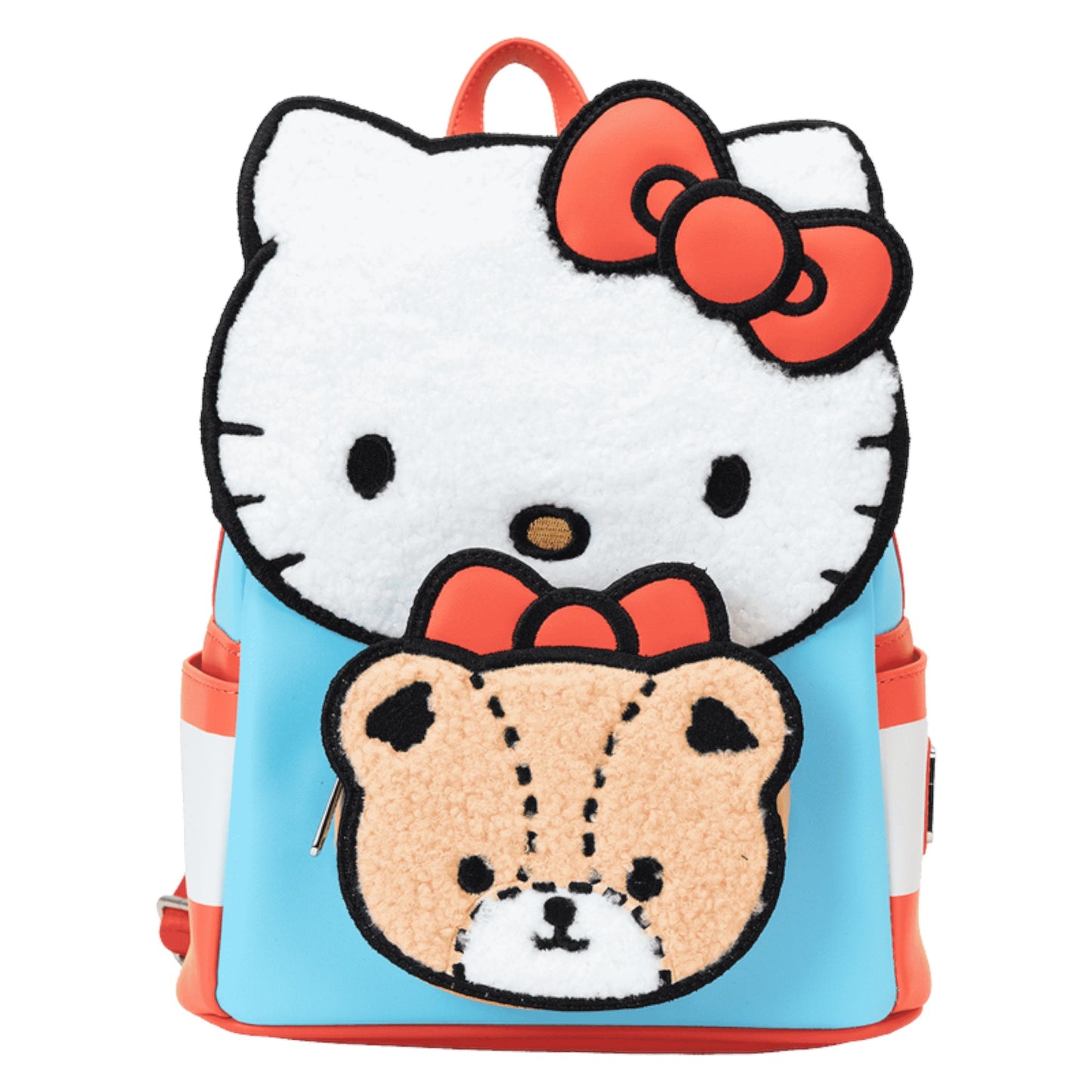 Loungefly Sanrio Hello Kitty & Tiny Chum Bear Sherpa Mini Backpack