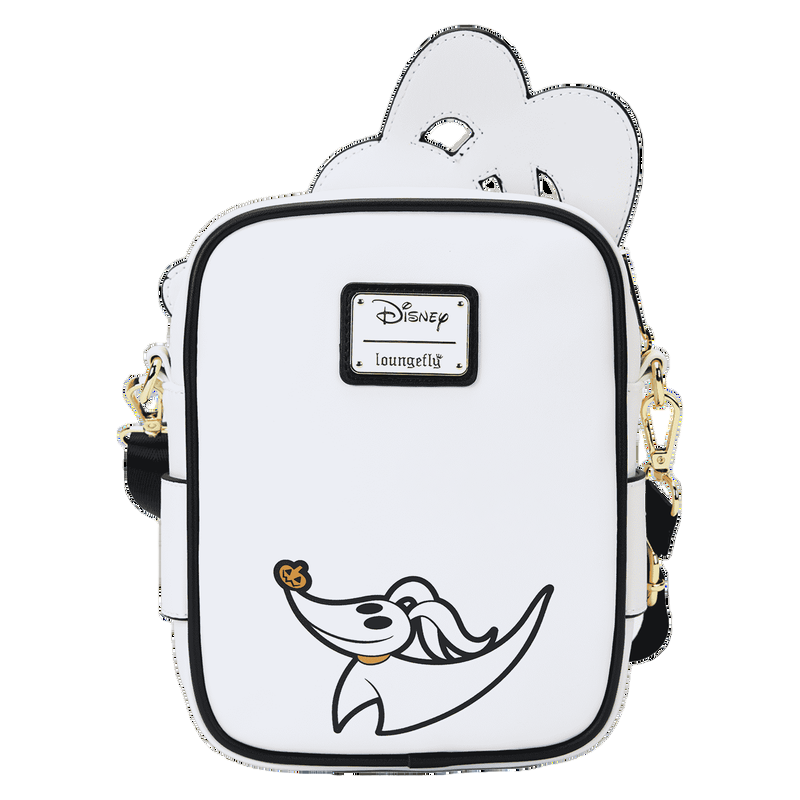 Zero ghost dog-themed design on a white background
