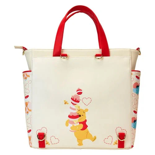 Tote bag with Winnie the Pooh design on a white background