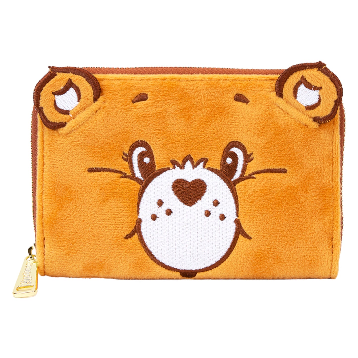 Loungefly Care Bears Exclusive Tenderheart Bear Plush Cosplay Zip Around Wallet