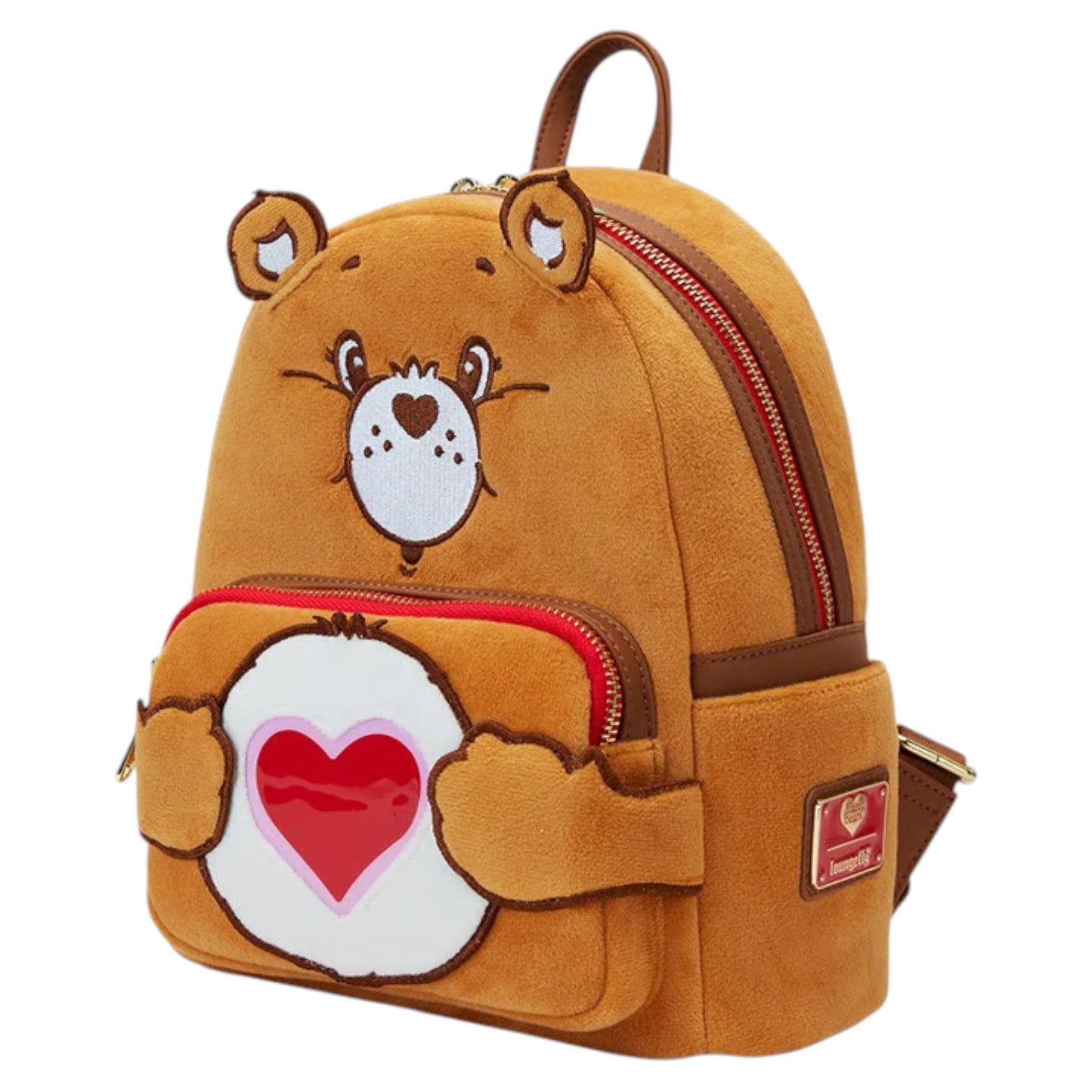 Loungefly Care Bears Exclusive Tenderheart Bear Plush Cosplay Light Up Glow Mini Backpack