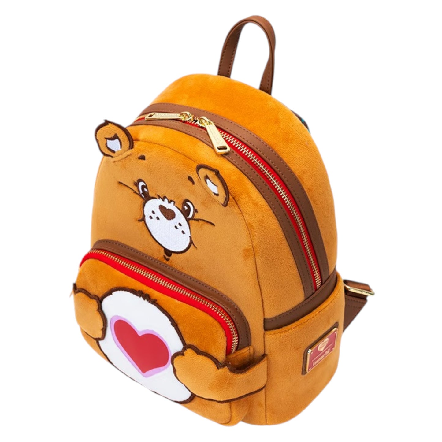 Loungefly Care Bears Exclusive Tenderheart Bear Plush Cosplay Light Up Glow Mini Backpack