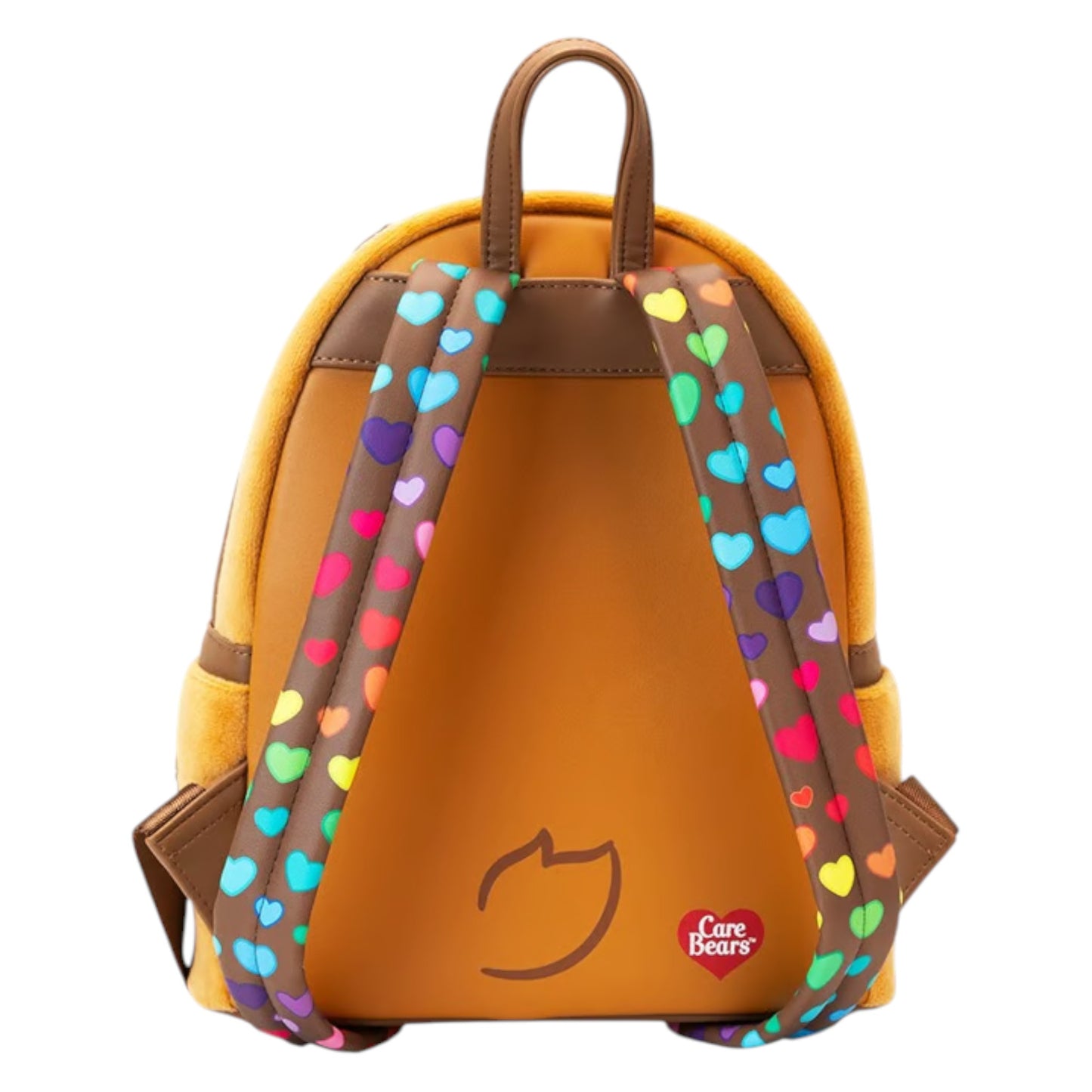 Loungefly Care Bears Exclusive Tenderheart Bear Plush Cosplay Light Up Glow Mini Backpack