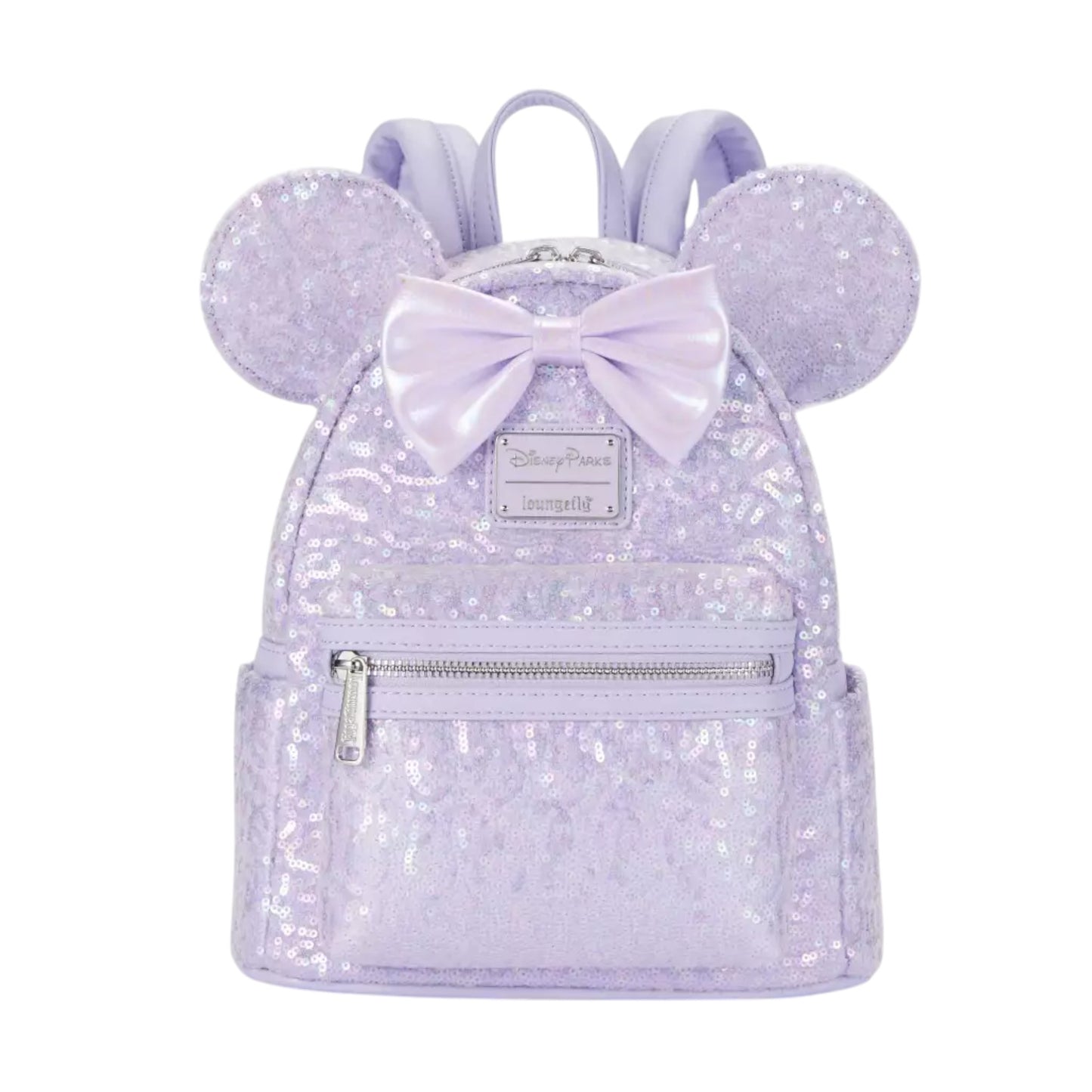 Loungefly Disney Parks 2025 Sequin Opalescent Lavender Mini Backpack