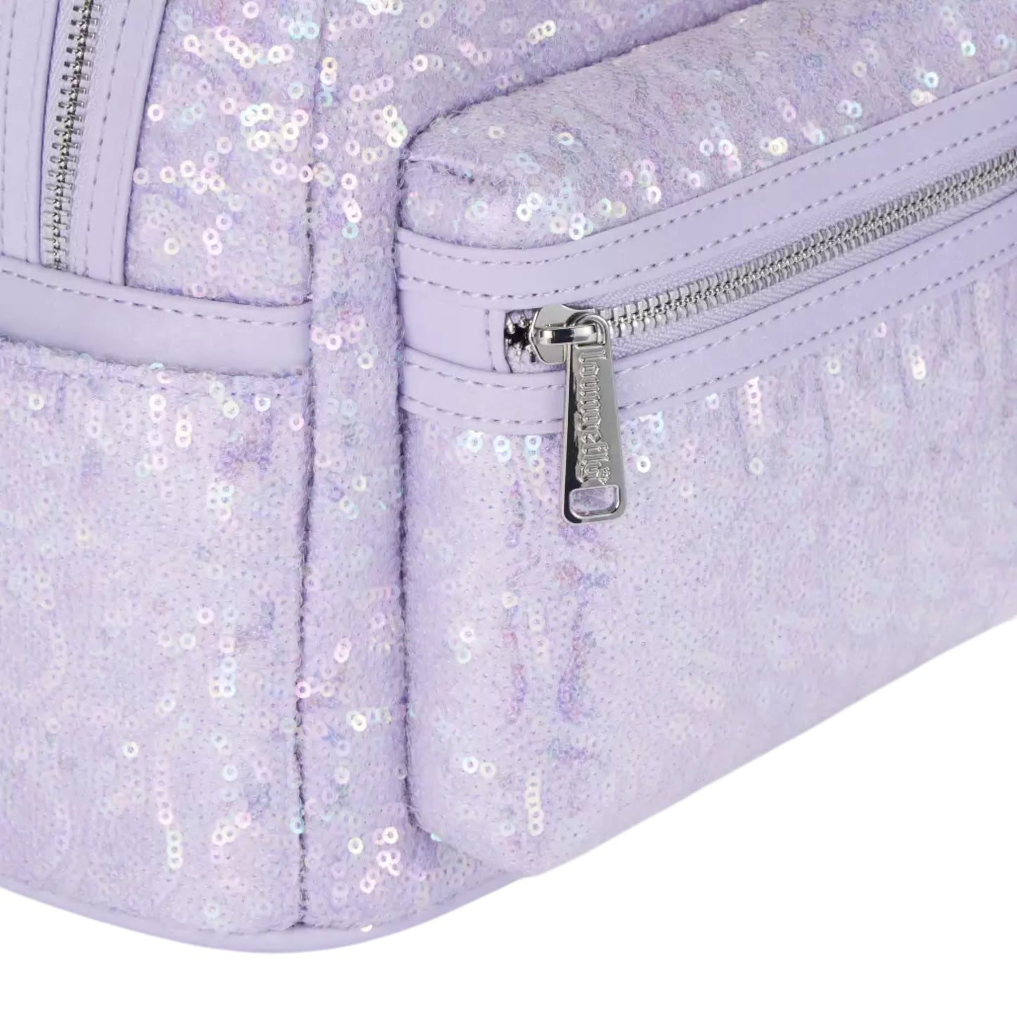 Loungefly Disney Parks 2025 Sequin Opalescent Lavender Mini Backpack