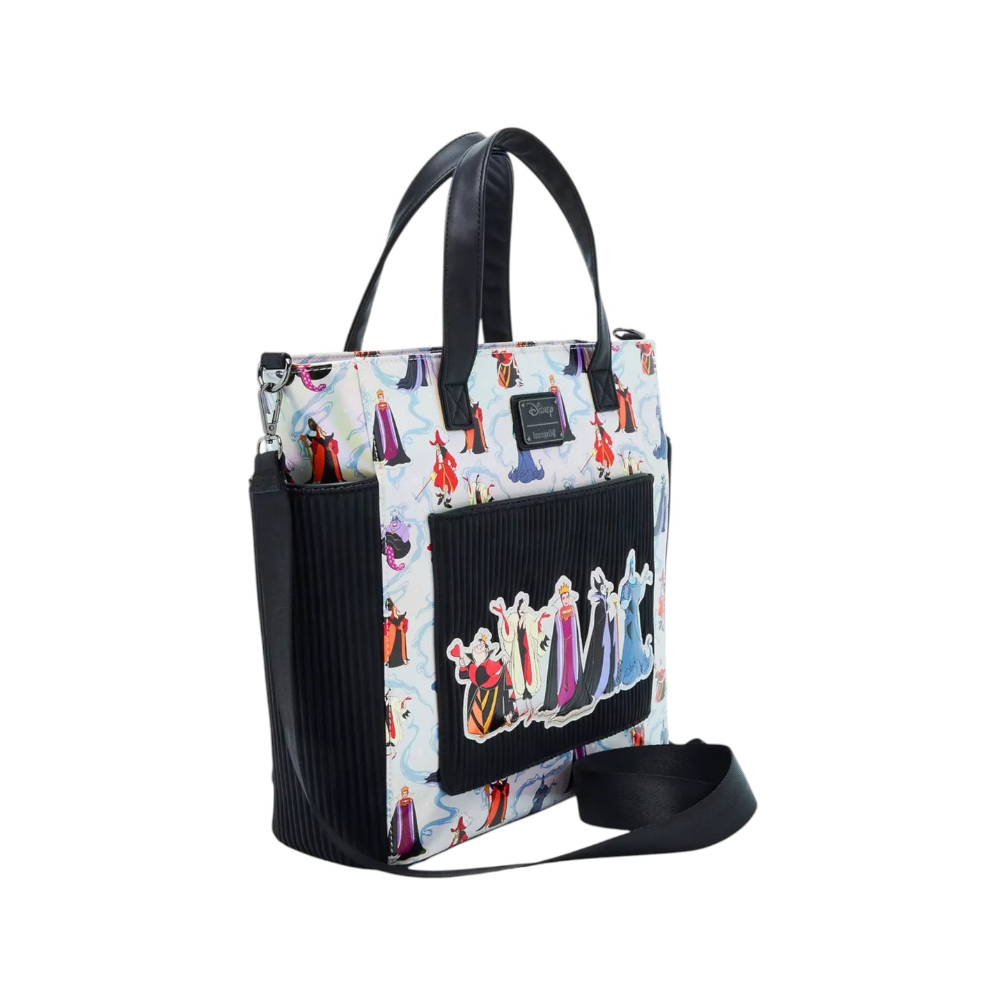 Loungefly Disney Villains Iridescent Convertible Tote Bag
