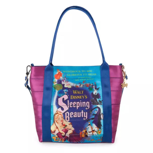 Handbag with 'Walt Disney's Sleeping Beauty' design on a white background
