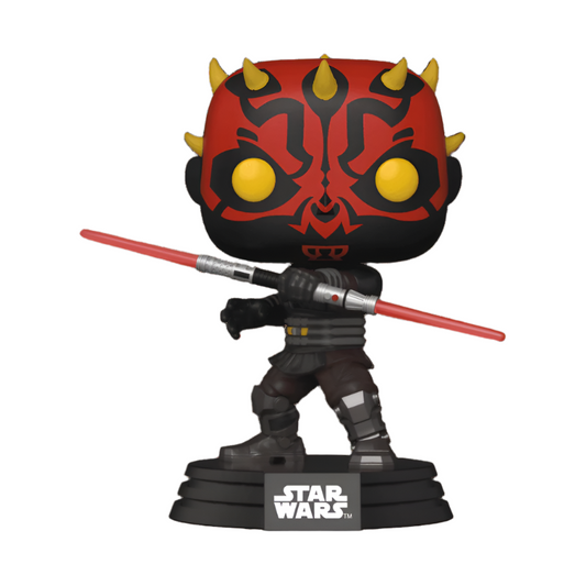 Funko Pop! vinyl figure of Darth Maul  from Star Wars on a white background