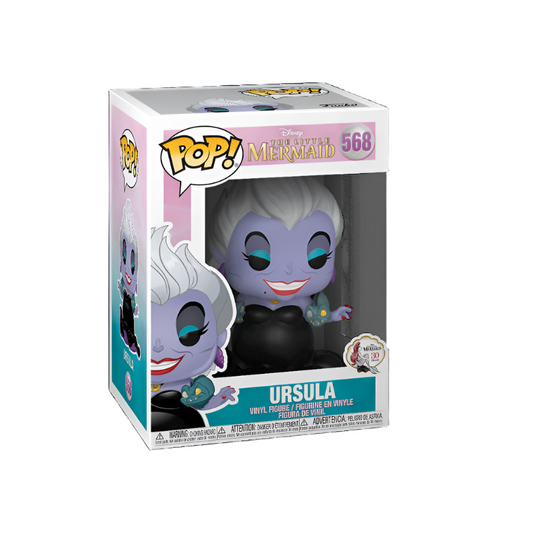 Funko Pop! vinyl figure of Ursula from The Little Mermaid in packaging on a white background