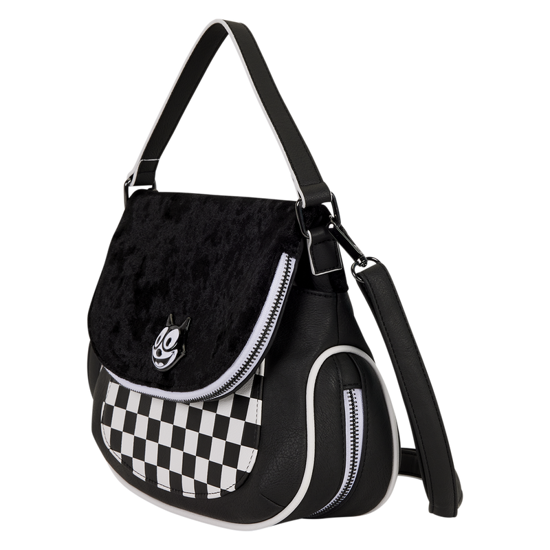 Loungefly Universal Felix the Cat Crossbody Bag with Lenticular Coin Bag