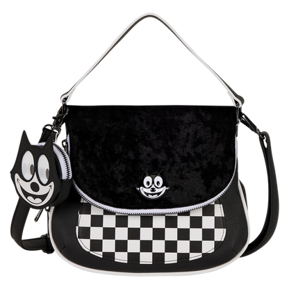 Loungefly Universal Felix the Cat Crossbody Bag with Lenticular Coin Bag