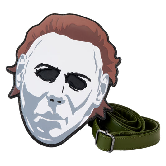 Michael Myers glow crossbody bag on a white background