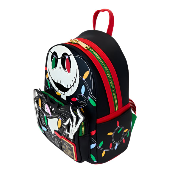 Backpack with Jack Skellington  design on a white background