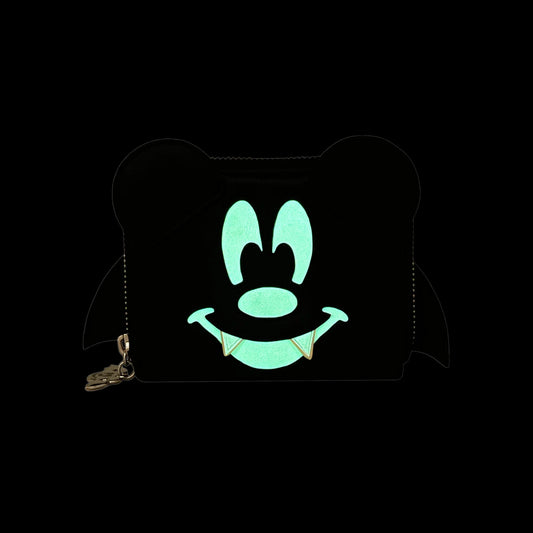 Loungefly X LASR Exclusive Disney Mickey Bat Zip Wallet