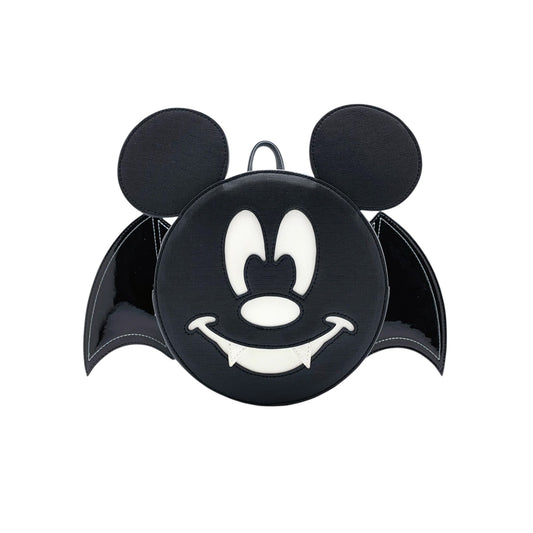 Loungefly X LASR Exclusive Disney Mickey Bat Convertible Mini Backpack