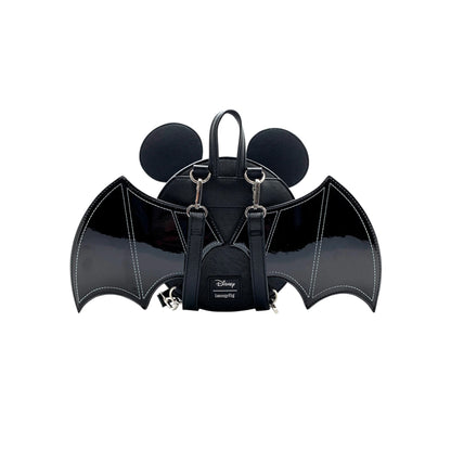 Loungefly X LASR Exclusive Disney Mickey Bat Convertible Mini Backpack