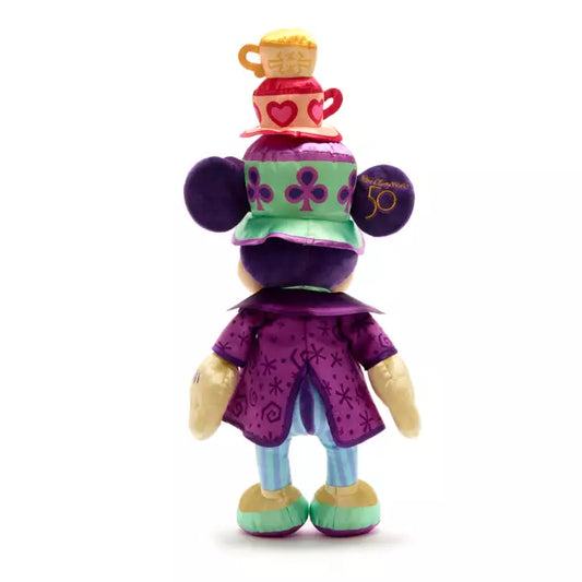 Mickey Mouse inspired by Alice in Wonderland on a white background