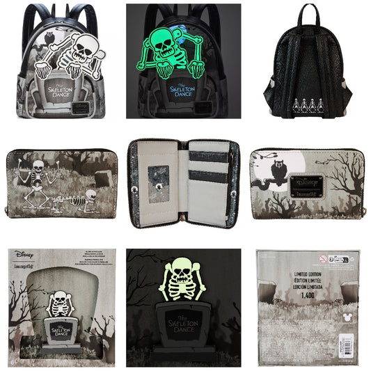 Loungefly Disney Skeleton Dance Bundle