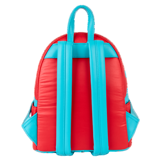 Back view South Park Cartman Mini Backpack on a white background
