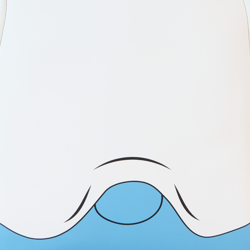 Stitch's tail white background sticking out from ghost costume 