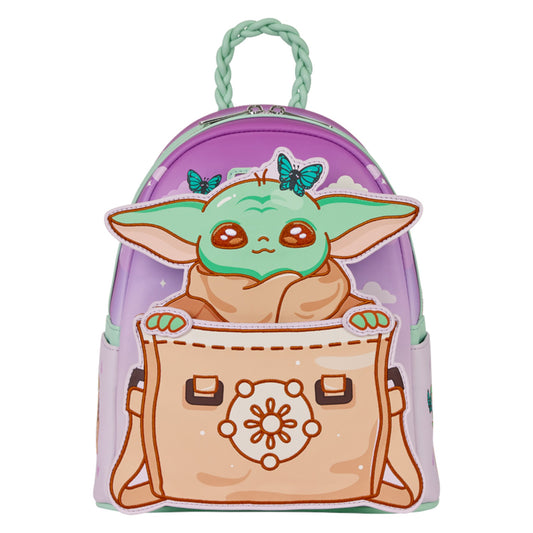 Loungefly The Mandalorian Grogu Butterfly Mini Backpack