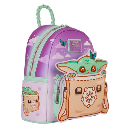 Loungefly The Mandalorian Grogu Butterfly Mini Backpack