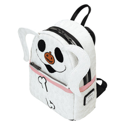 Side Zero Sequin Cosplay Glow Mini Backpack on a white background