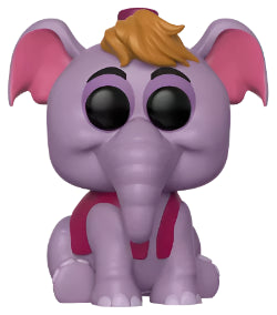 Elephant Abu from Aladdin on a white background