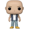Funko Pop! vinyl figure Dom Toretto from 'Fast & Furious' series with a vest, white shirt, blue jeans, and brown boots on a white background.