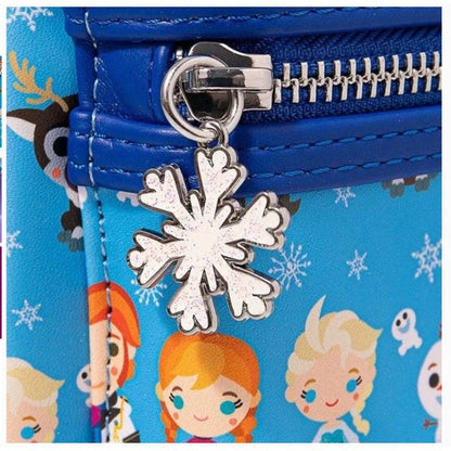 Loungefly Disney Frozen Chibi Characters AOP Mini Backpack