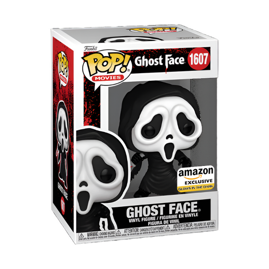 Funko Pop! Ghost Face Glow vinyl figure packaging on a white background