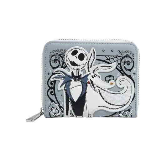 Loungefly Disney The Nightmare Before Christmas Jack & Zero Sequin Wallet
