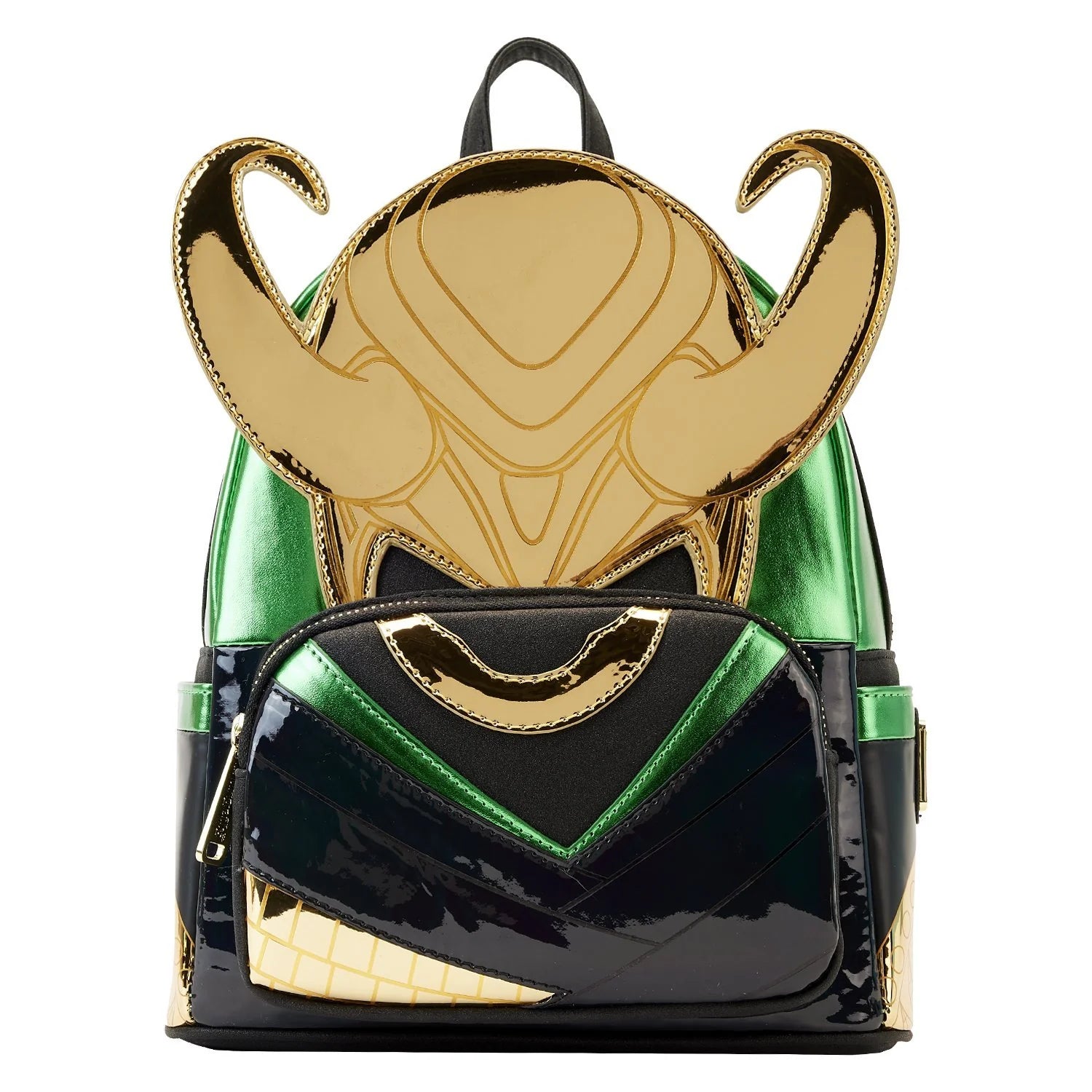 Backpack with Loki design on a white background