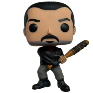 Funko Pop! vinyl figure of Negan holding a bat on a white background