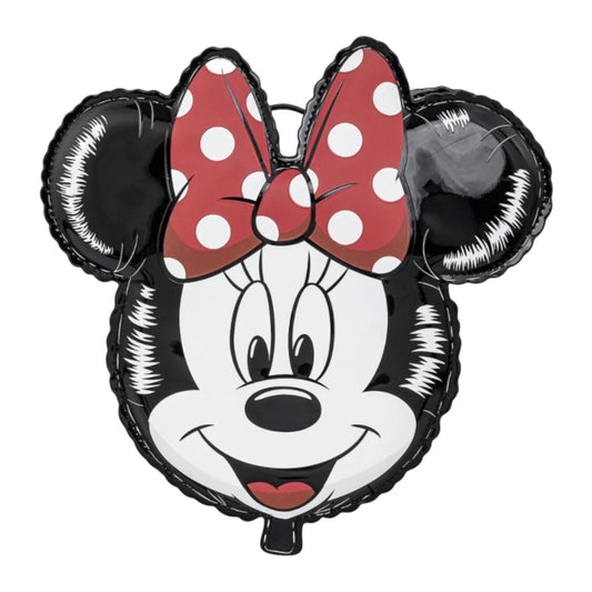 Loungefly Minnie Mouse Balloon Crossbody Backpack and Ears Bundle