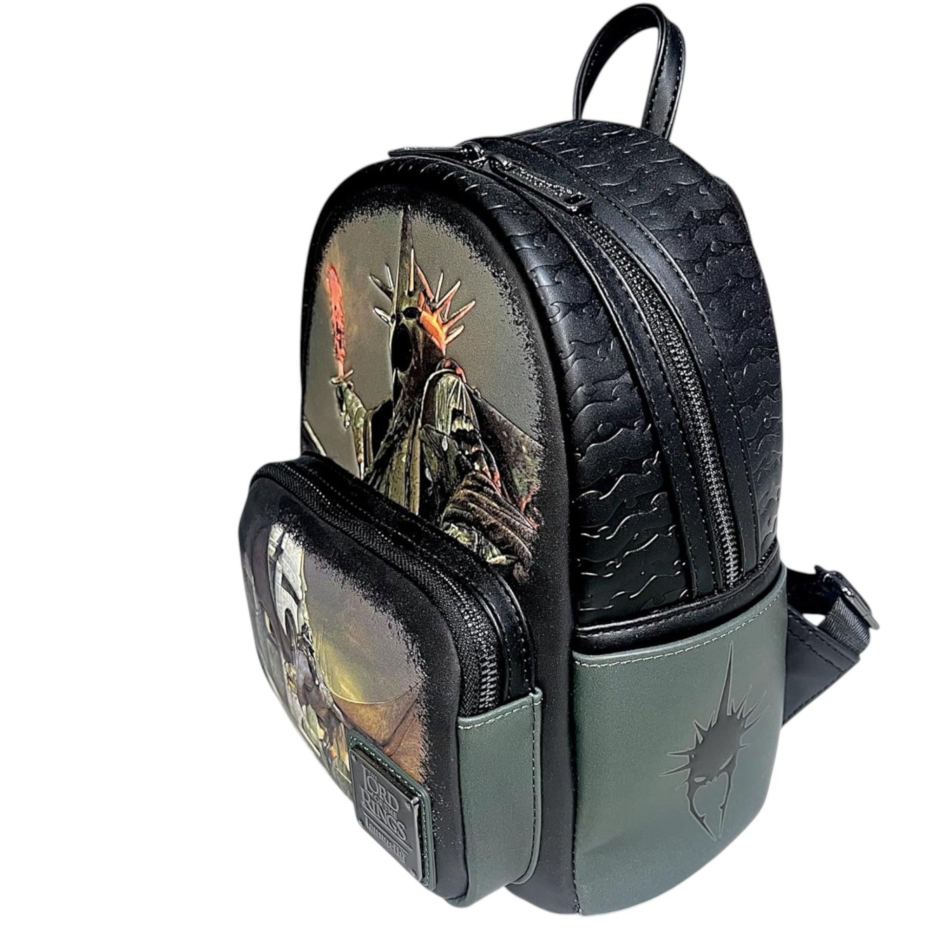 Backpack with a design of Nozgul on a white background