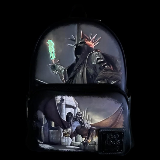 Loungefly The Lord of the Rings The Witch King Nazgul Glow in the Dark Mini Backpack