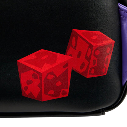 Loungefly Disney The Nightmare Before Christmas Glow Triple Pocket Lock, Shock, and Barrel Oogie Boogie Mini Backpack