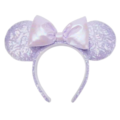 Disney Parks Minnie Mouse Opalescent Lavender Sequined Ears
