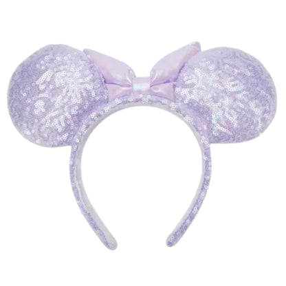Disney Parks Minnie Mouse Opalescent Lavender Sequined Ears