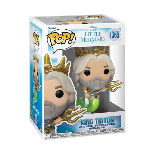 Funko Pop! vinyl figure packaging of King Triton from Disney's The Little Mermaid