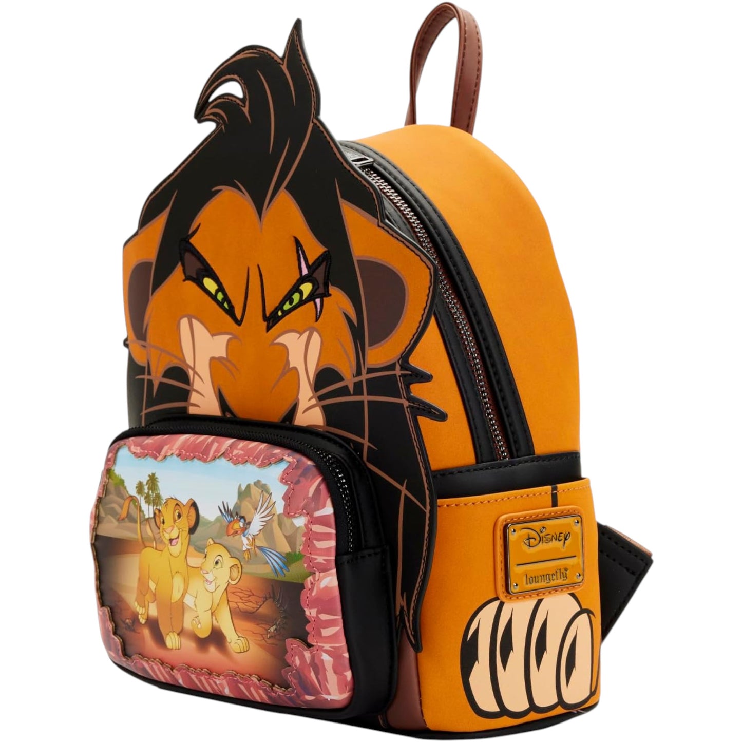Backpack with Scar character design on a white background