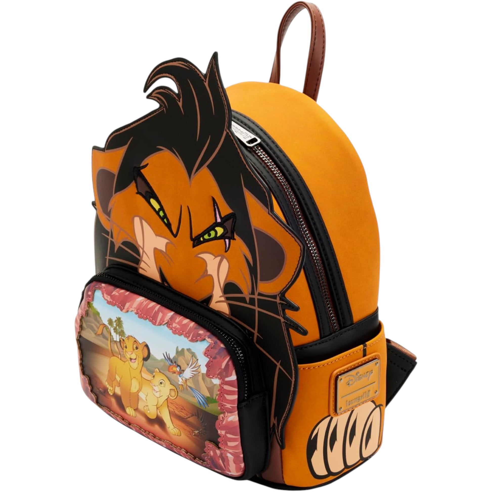 Backpack with Scar character design on a white background