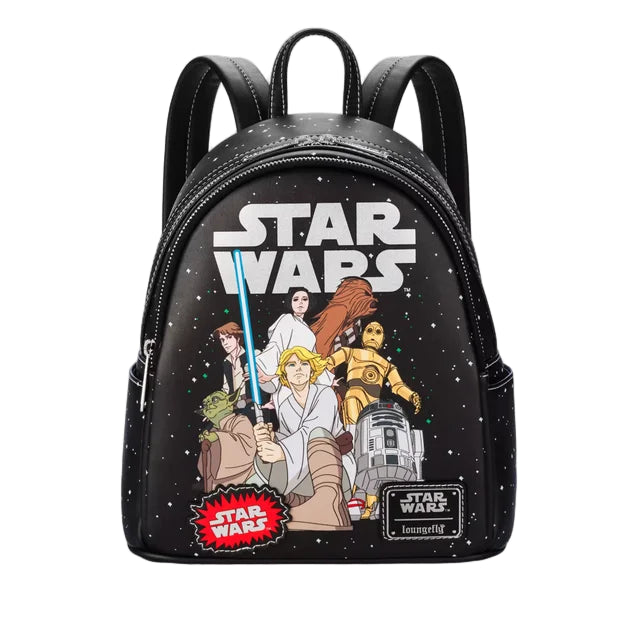 Front view Star Wars Glow-in-the-Dark with character illustration on a white background