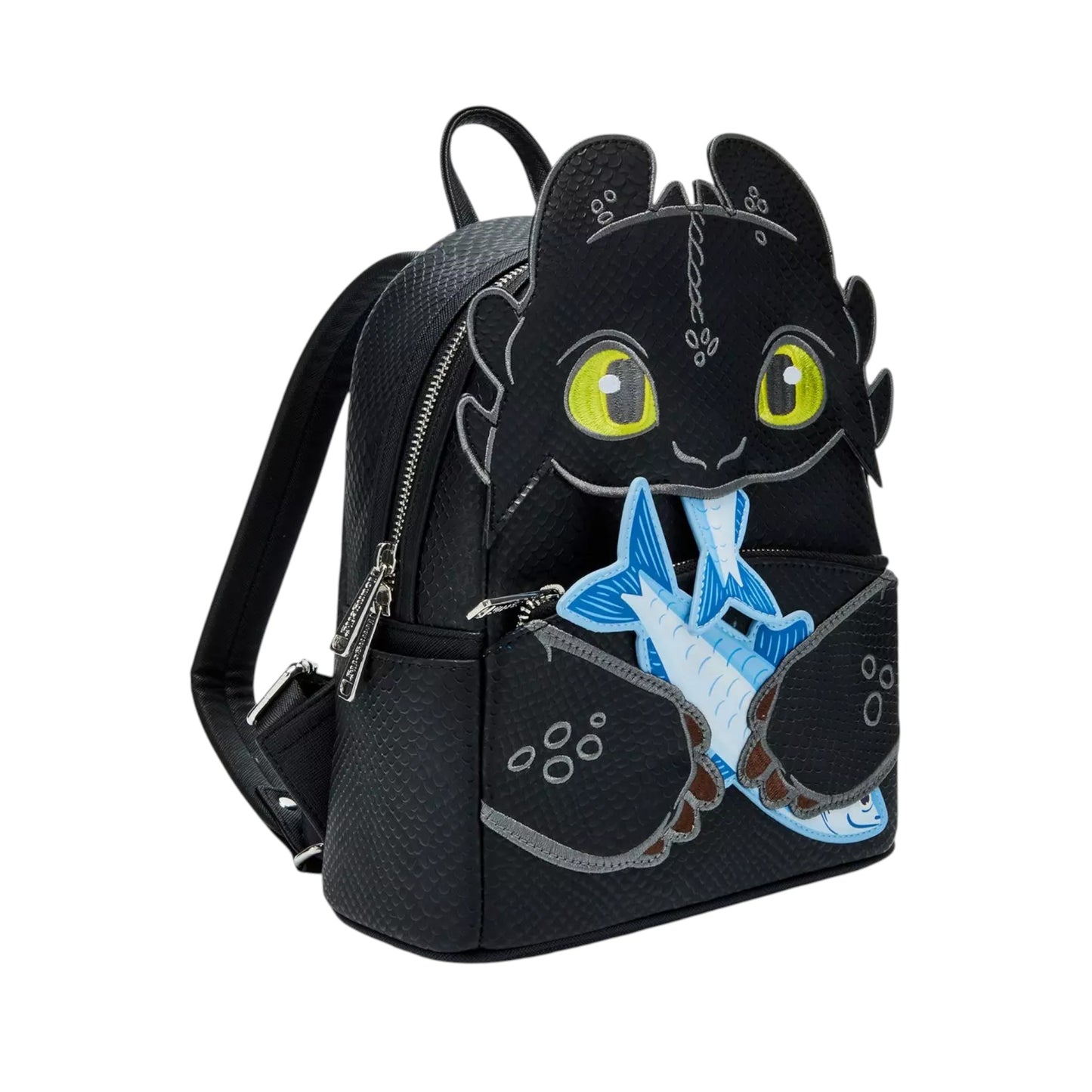 Loungefly DreamWorks HTTYD How to Train Your Dragon Toothless & Fish Figural Mini Backpack